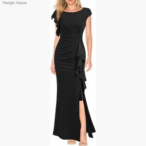 Long Split Mermaid Evening Dress Bodycon Cocktail Party Formal